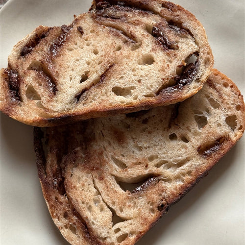 Chocolate chip sourdough bread