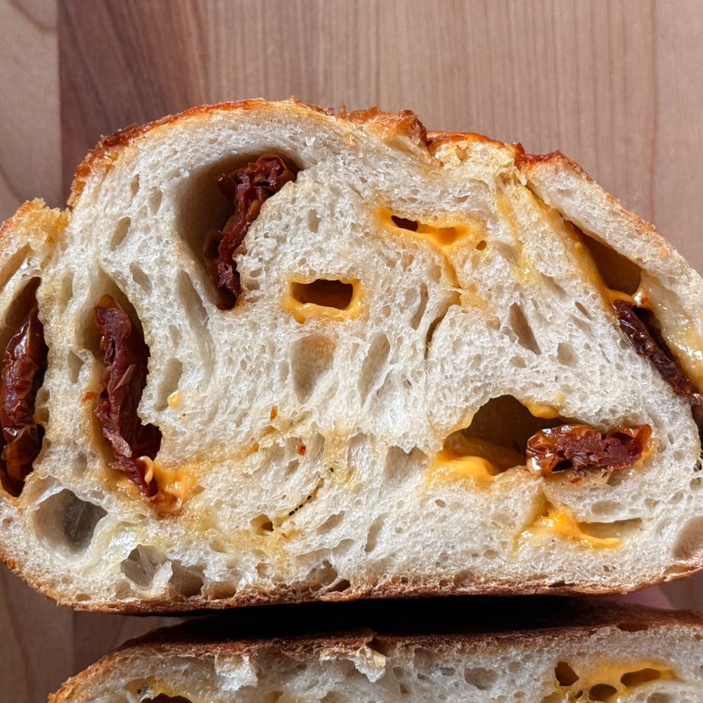 Pizza sourdough bread